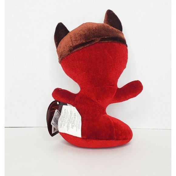 Starbucks Halloween Pals Vampire Devil Cyclops Red Velvet Plush 9" W/ Tag 2006 - Picture 2 of 7